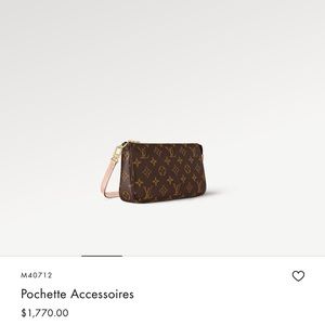 Authentic Louis Vuitton Pochette Shoulder Purse
